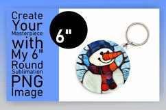 Holiday Snowman 3D Keychan PNG Product Image 1