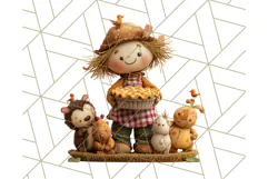 Scarecrow Festival Friends PNG Clipart Product Image 5