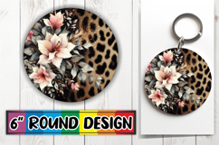 Whimsical Round Design Ornaments, Leopard Prints Product Image 1