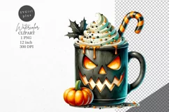 Halloween clipart, Pumpkin spice latter clipart, Autumn Product Image 1