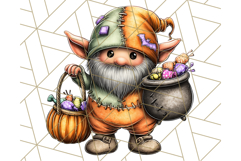 Spooky Gnome Village Clipart PNG Halloween Png Product Image 5