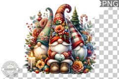 Christmas Gnome Sublimation - Clipart PNG Design Product Image 1