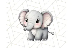 Jungle Safari Animals PNG Cute Pastel Wild Animal Clipart Product Image 5