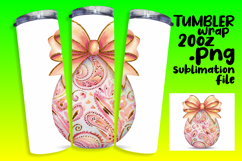 GLAMOROUS 20oz Tumbler Design for Personal Use , Easter Egg Product Image 1