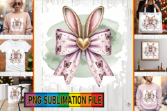 Vibrant TSHIRT Magic Ideas PNG, Easter Bow Product Image 1