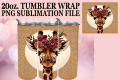 GIFT OF BLISS 20oz TUMBLER WRAP, Giraffe Product Image 1