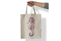 Cute Sea Horse Marine Animal PNG Summer Aquatic Ocean Product Image 7