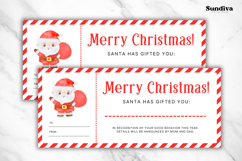 Christmas Gift Certificate For Kids Canva Template 1 Product Image 3