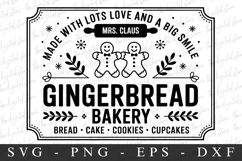 Gingerbread Bakery Svg | Christmas svg Product Image 1