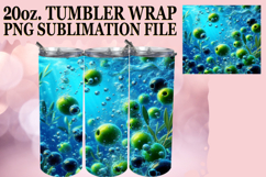 Gentle Thoughts 20oz tumbler wrap, 3D Fruits Product Image 1