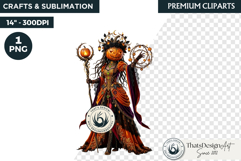 Harvest of Haunt Halloween Gothic Character RPG PNG Clipart Product Image 1