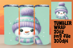 CUSTOMIZED PNG for 20oz Tumbler , Snowman Product Image 1