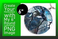 Stone Elegance: Agate Pattern Keychain Product Image 1