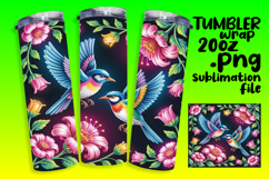 Custom 20oz Sublimation File , Birds Product Image 1