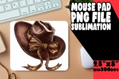 Elegant Mousepad Coaster Sublimation PNG Product Image 1