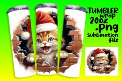 Christmas with Kitty: Tumbler Sublimation Magic Product Image 1