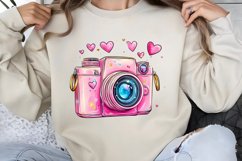 Retro Valentine Clipart PNG Product Image 1