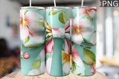 Spring Fling Bow Tumbler Wrap -High Quality 300 Dpi Product Image 1