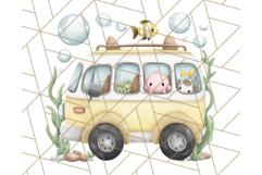 Sea Animal Clipart for Kids PNG, Ocean Animals Clip Art Png Product Image 5