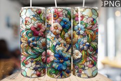 Embroidered Flowers Tumbler Wrap - High Quality 300 Dpi Product Image 1