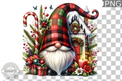 Christmas Gnome Sublimation - Clipart PNG Design Product Image 1