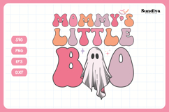 Funny Halloween Toddler Shirt Quote SVG | Mommy's Little Boo Product Image 3