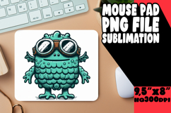 JOYFUL desk PAD Sublimation PNG, Monster Product Image 1