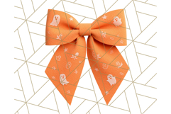 Halloween Bow Clipart, Bright Holiday Ribbon PNG Product Image 5