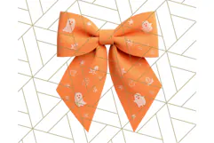 Halloween Bow Clipart, Bright Holiday Ribbon PNG Product Image 5