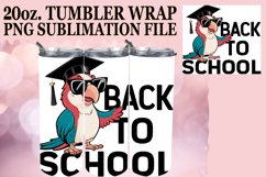 Tumbler Wrap with Graduation Animals 20oz Product Image 1