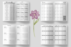 2027-2028 Pocket Planner &amp; Calendar Printable Editable KDP Product Image 3