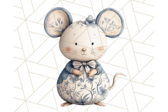 Blue Floral Stuffed Animal Clipart PNG, Cute Stuffed Animals Product Image 5