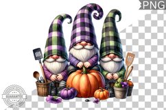 Halloween Kitchen Gnome Sublimation - Clipart PNG Design Product Image 1