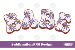 babe Png Retro Flowers Mother&#039;s Day Floral Mom Sublimation Product Image 1