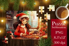 Christmas Puzzles PNG |Kids Puzzles Sublimation 3 Product Image 2
