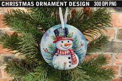 Christmas Ornament Sublimation PNG Design Product Image 1