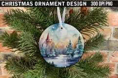 Christmas Ornament Sublimation PNG Design Product Image 1