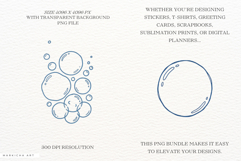 Summer Sea Underwater Bubbles Clipart Product Image 2