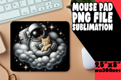 BLISSFUL MOUSE MAT PNG STYLE, Astronaut Product Image 1