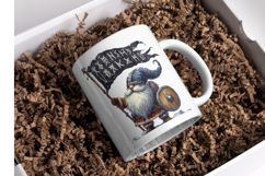 Viking Gnome Warrior Clipart PNG Bundle Fantasy Gnomes Product Image 9