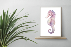 Cute Sea Horse Marine Animal PNG Summer Aquatic Ocean Product Image 2
