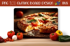Pizza Cutting Board Design, Food Cutting Board Template Product Image 1