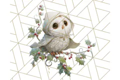 Winter Animal Masquerade Clipart PNG Woodland Animals Product Image 5