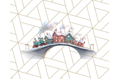 Christmas Train Ride PNG Clipart with Yeti and Elves Product Image 5
