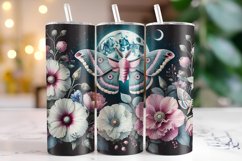 Flowers &amp; Butterfly Tumbler Wrap | Sublimation | Tumblers Product Image 1
