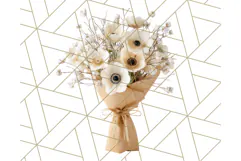Whimsy Winter Florals Clipart PNG, Christmas Png Clipart Product Image 5