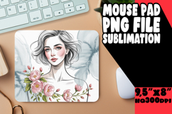 VIBRANT MOUSE PAD Creative Art, Beauty Woman Product Image 1