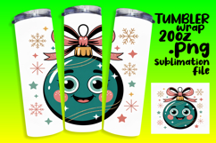 ELEGANT PNG for 20oz Tumbler , Cute Christmas Product Image 1