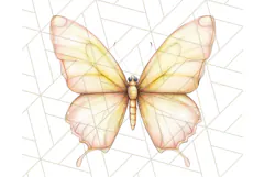 Pastel Fairies and Butterflies PNG, Spring Fantasy Clipart Product Image 5