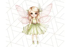 Pastel Fairies and Butterflies PNG, Spring Fantasy Clipart Product Image 5